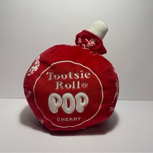 Tootsie Roll Pop Cherry Weighted Plush 2.2 lbs